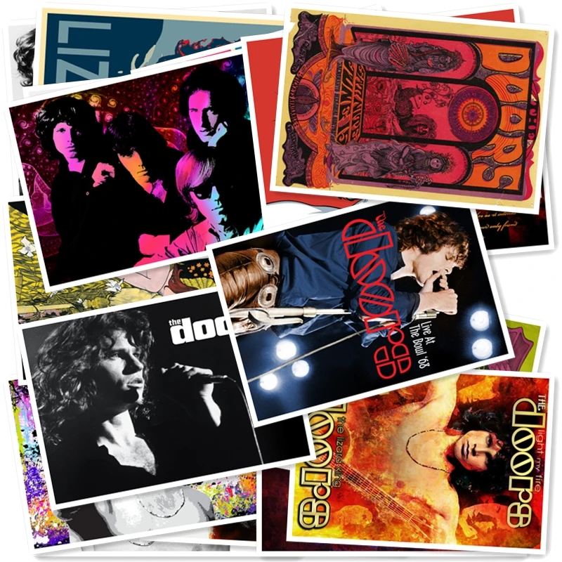 B1-27# The Doors Классическая серия стикеров 20/шт ПВХ стикер Дорожный чемодан PencilBox велосипед Телефон раздвижные пластины Граффити стиль