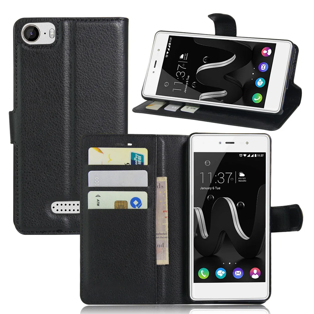 Hot Wallet Case For Wiko Fever Special Edition Magnetic Flip PU Leather with Photo Frame Card Holder Smart Stand Cover Red | Мобильные