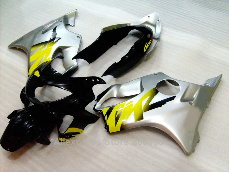 Подходит для HONDA CBR 600 F4 1999 2000 99 00 (желтый + серебряный) cbr600 комплект обтекателей xl28|fairing kit|cbr600 fairingfairings for honda |