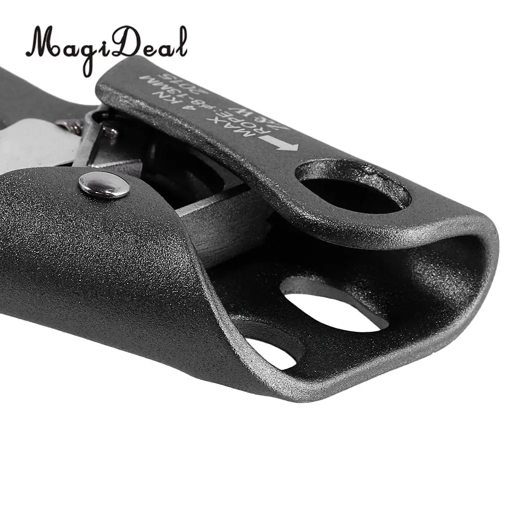MagiDeal Outdoor Mountaineering Climbing Left and Right Hand Ascender Arborist Rappelling Gear Rope Clamp for 8-12mm Rope