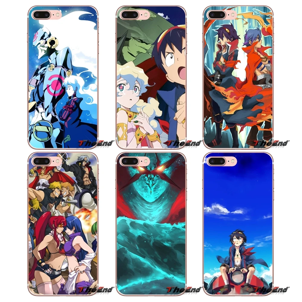 Чехол из ТПУ Tengen Toppa Gurren Lagann для Samsung Galaxy S2 S3 S4 S5 MINI S6 S7 edge S8 S9 Plus Note 2 3 4 5 8 Coque Fundas |