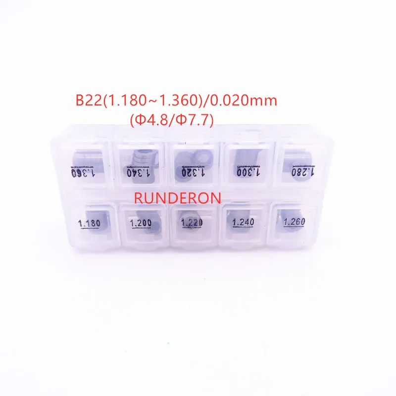 RUNDERON B22 шайба ШИМ дизель Форсунка для аккумуляторной топливной системы регулировки стальной комплект для ремонта для-Bosch 0445 120 серии