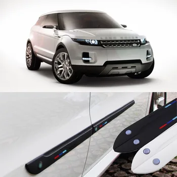 

Car-styling 4pcs High Quality Brand New Side Doors Rubber Bumper Protector Guard Scratch Sticker Trim For Land Rover Vehicle