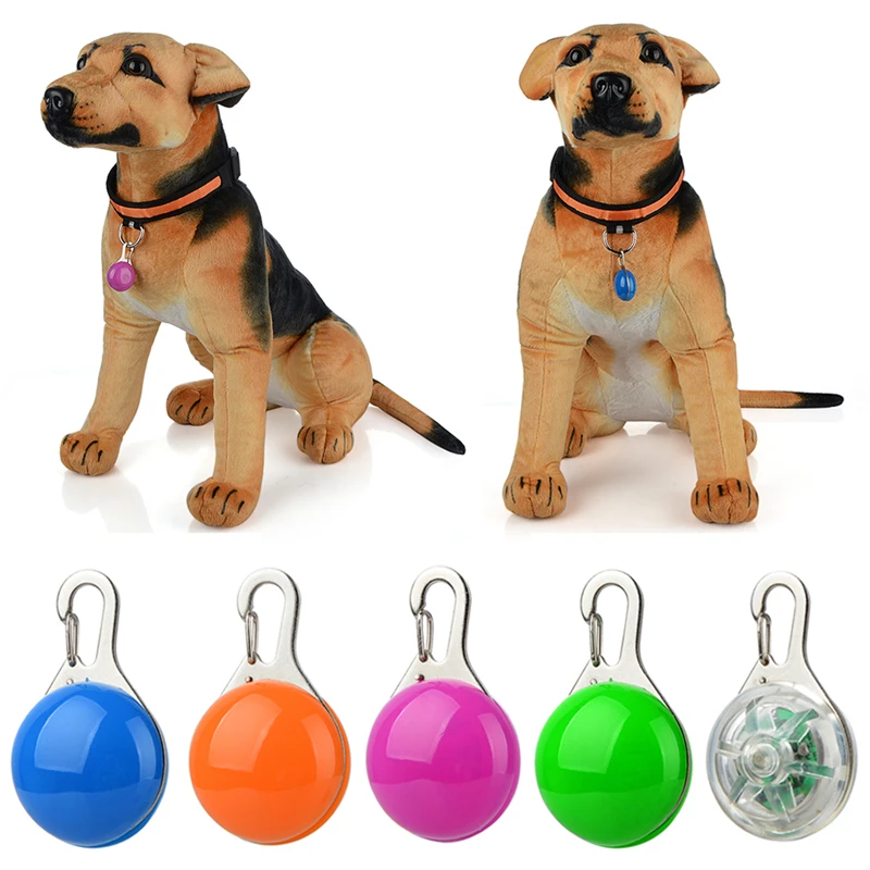 

pet Dog LED glowing pendant necklace Safety puppy Cat Night Light Flashing Collar Pet Luminous Bright Glowing in Dark