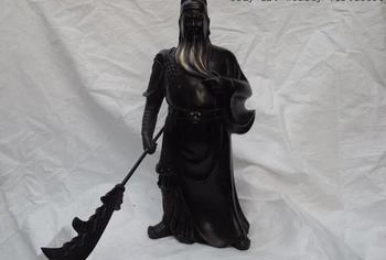 

Chinese exquisiteness Copper Bronze Guan gong Guanyu Warrior God Buddha Statue