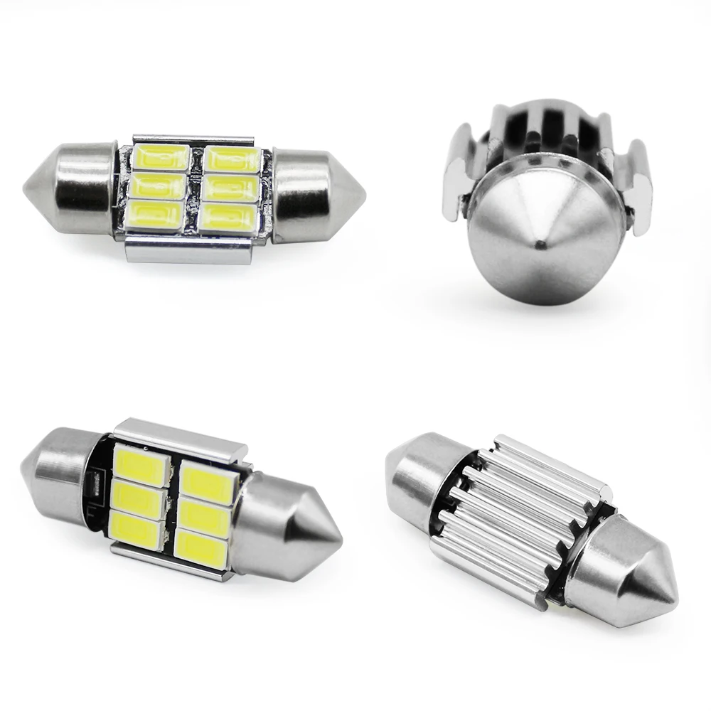 Современный автомобиль C5W 31 мм 5630 Canbus Festoon 6SMD светодиодный внутренний купольный