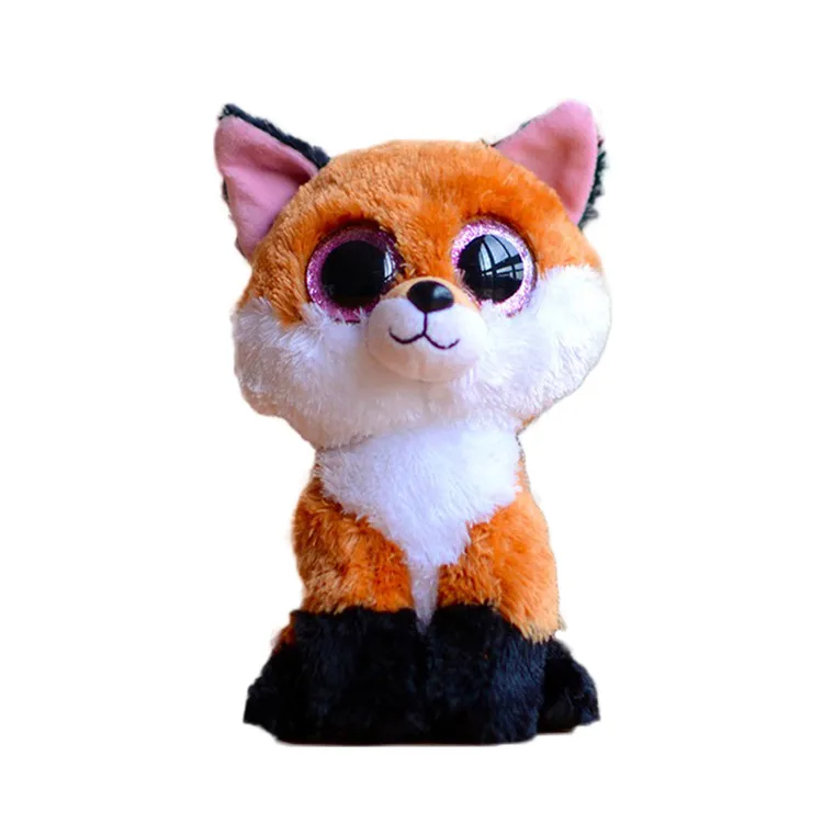 Ty Beanie Boos Original Big Eyes Plush Toy Doll 10 15cm Foxes TY Baby