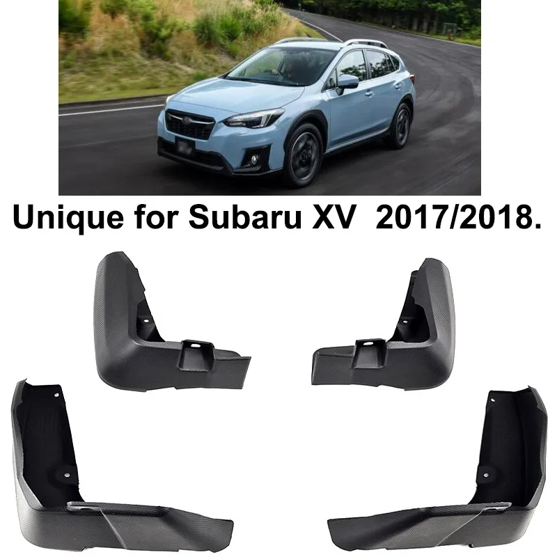 

AUDEW 1 Set 4 PCS Car Front Rear Mudflaps Splash Guards For Subaru XV 2018 2017 Crosstrek Vehicle Mud Flap Mudguards