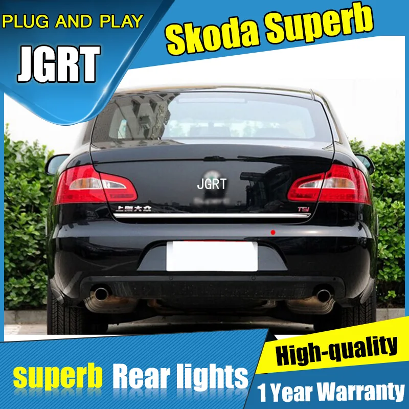 Автомобильный Стайлинг для Skoda Superb задний фонарь s 2009 2012 светодиодный + сигнал