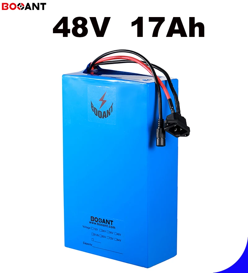 10 шт./лот 48 v 17ah 1000 w перезаряжаемая литиевая батарея для Panasonic 18650 cell 13 S 48 v 800 w электрический велосипед батарея + 2A зарядное устройство