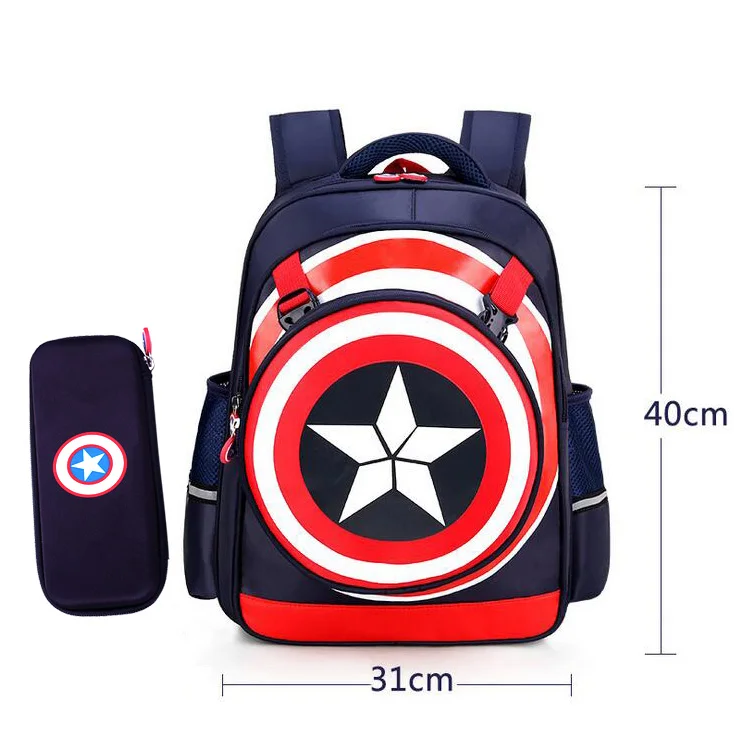 Новое поступление детская школьная сумка рюкзак для мальчика модная школьная сумка рюкзак школы водонепроницаемый мешок малыша в качестве подарка для ваших детей - Цвет: Navy small