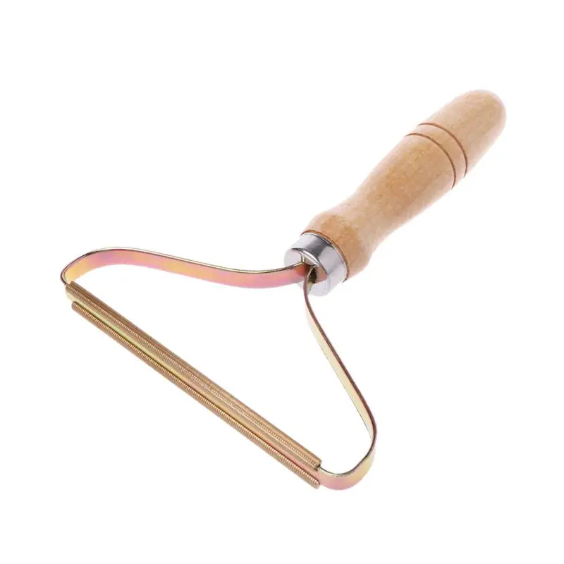 Wooden Cashmere Sweater Fabric Clothes Lint Remover Trimmer Shaver