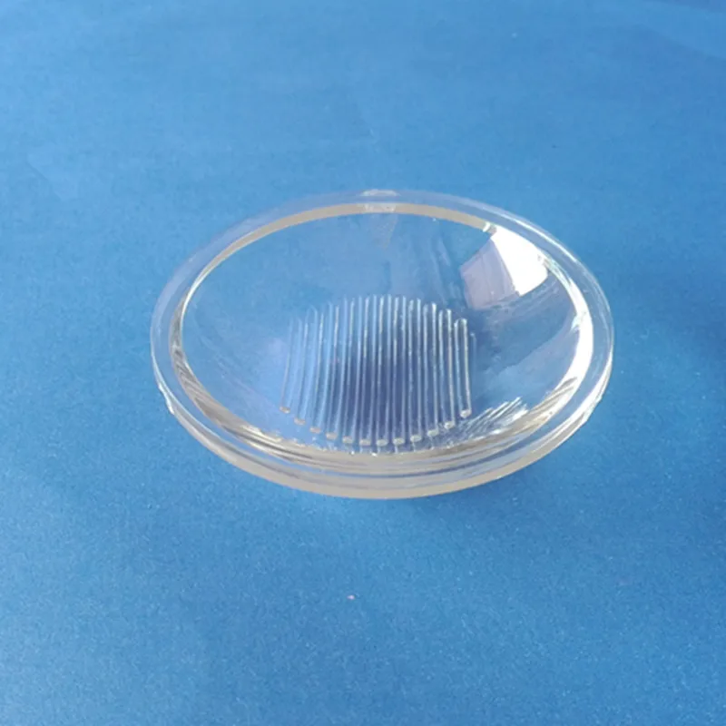 2 pcs round shape convex concave LED light cover stripe surface diameter 77mm