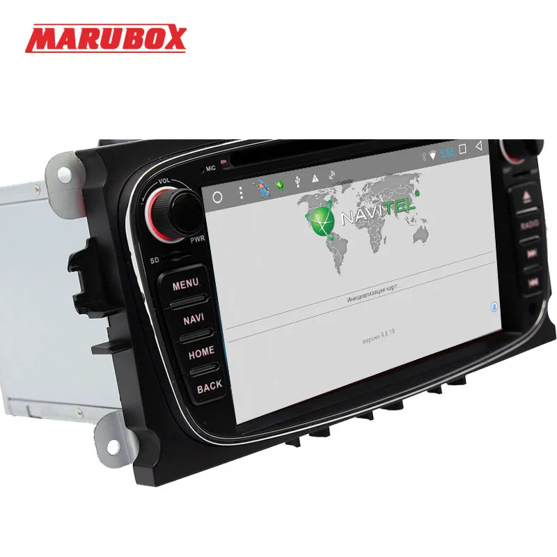 Excellent Marubox 2Din Android 7.1 For Ford Focus 2 Mondeo 4 S-MAX Connect 2007-2013 Car Radio GPS IPS Touch Screen DVD Multimedia Player 3