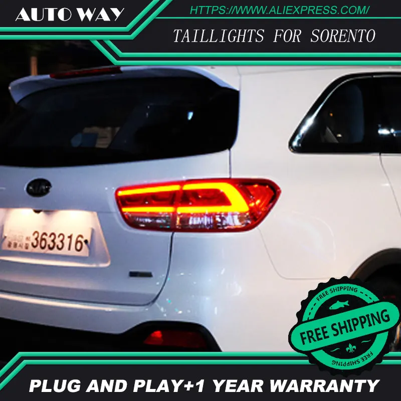 Автомобильный Стайлинг задний светильник для KIA Sorento 2015 2016 фонарь s светодиодный