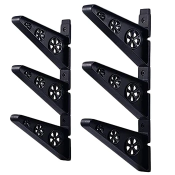 

AUTO -6Pcs Longboard Wall Mount Skateboard Wall Hanger Wall Rack