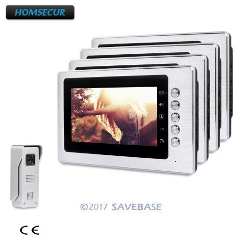 

HOMSECUR 7inch Wired Video Intercom System with User-friendly Design of Mute Mode