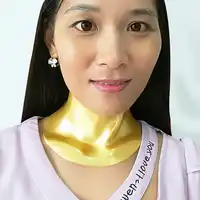 Natural Lifting 24K Moisture Gold Neck Mask 5pcs/lot Skin Care Whitening Moisturizing Antiaging Crystal Moisture Neck Care Mask