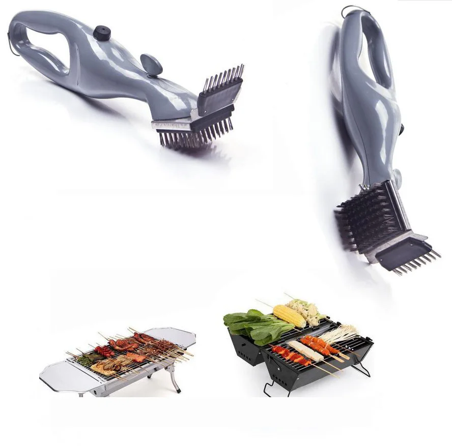 Barbecue Stainless Steel BBQ Cleaning Brush Outdoor Grill Cleaner with