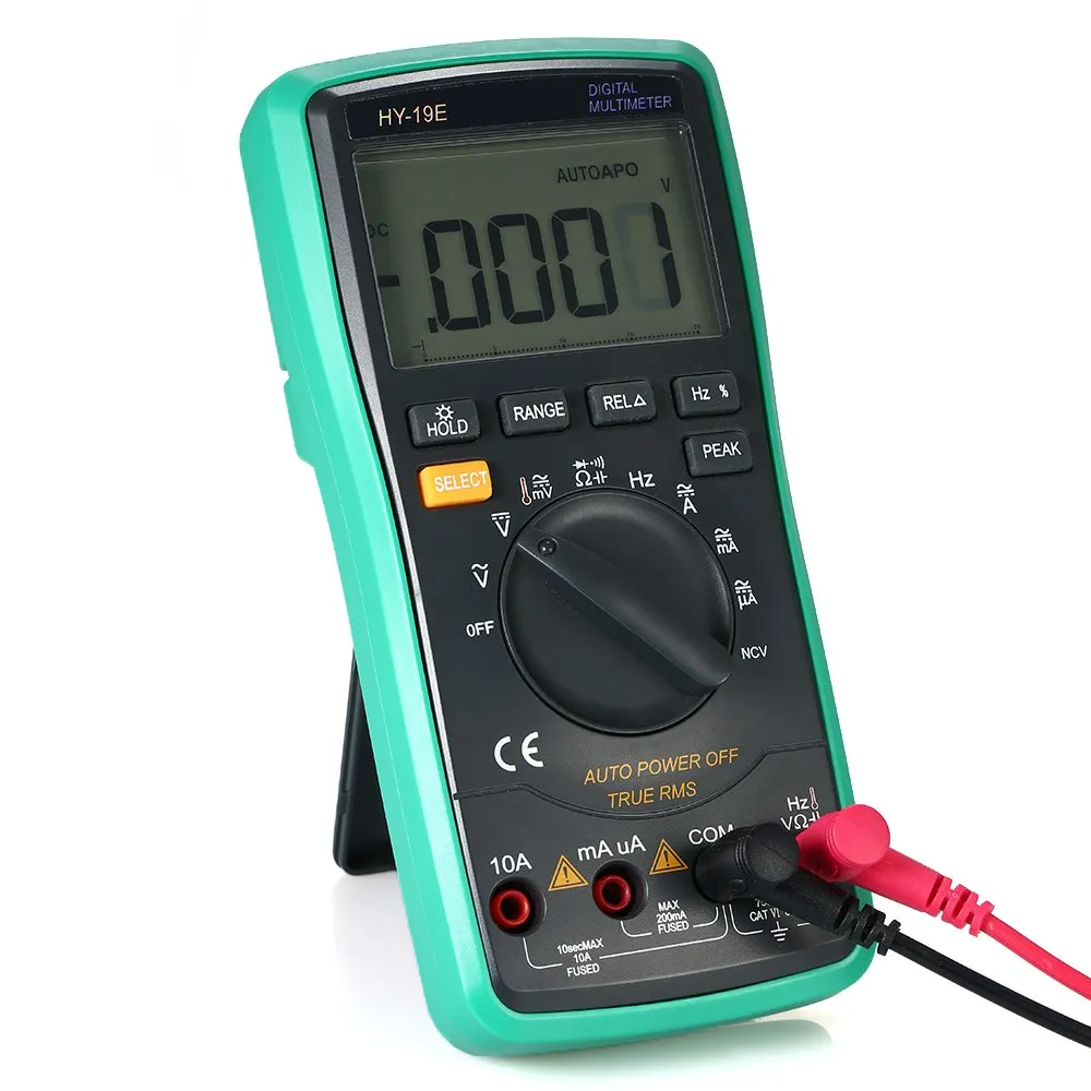 

Multi-functional LCD Digital Multimeter NCV True RMS multimetro DC/AC Voltage Current Meter Capacitance Resistance Diode Tester