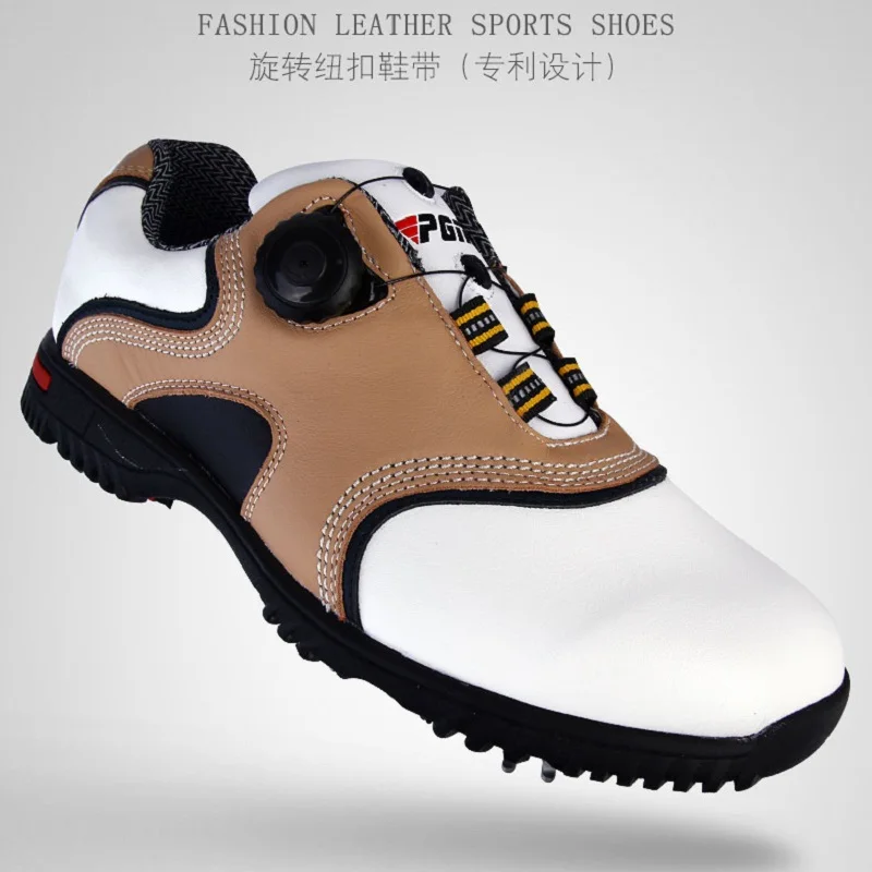 

Send Shoes Bag! PGM Golf Shoes Men sneakers Activity Spikes on Foot Outdoor Sportswear Pgm Non-slip Waterproof Cycling Men Shoes