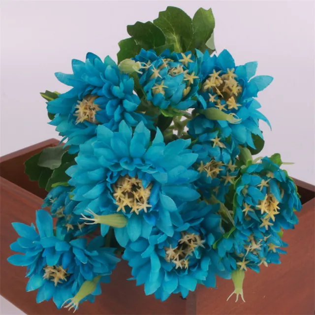 Buy 10 Heads 1 bouquet artificial chrysanthemum flower