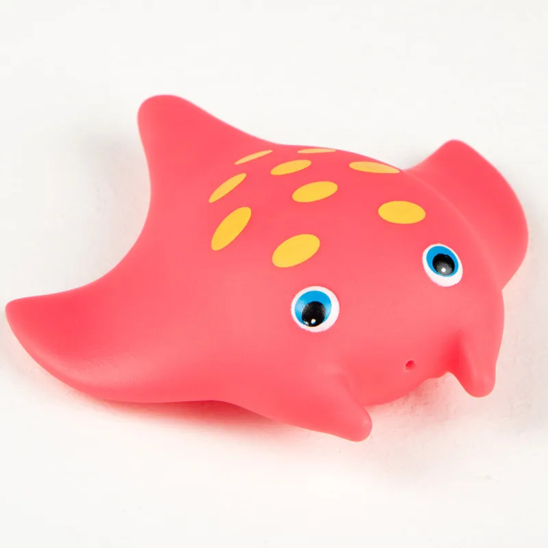 water babies rubber fish toy