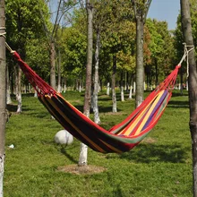 Высококачественные портативные цветные, холщовые гамачные качели специально для одиночных качелей