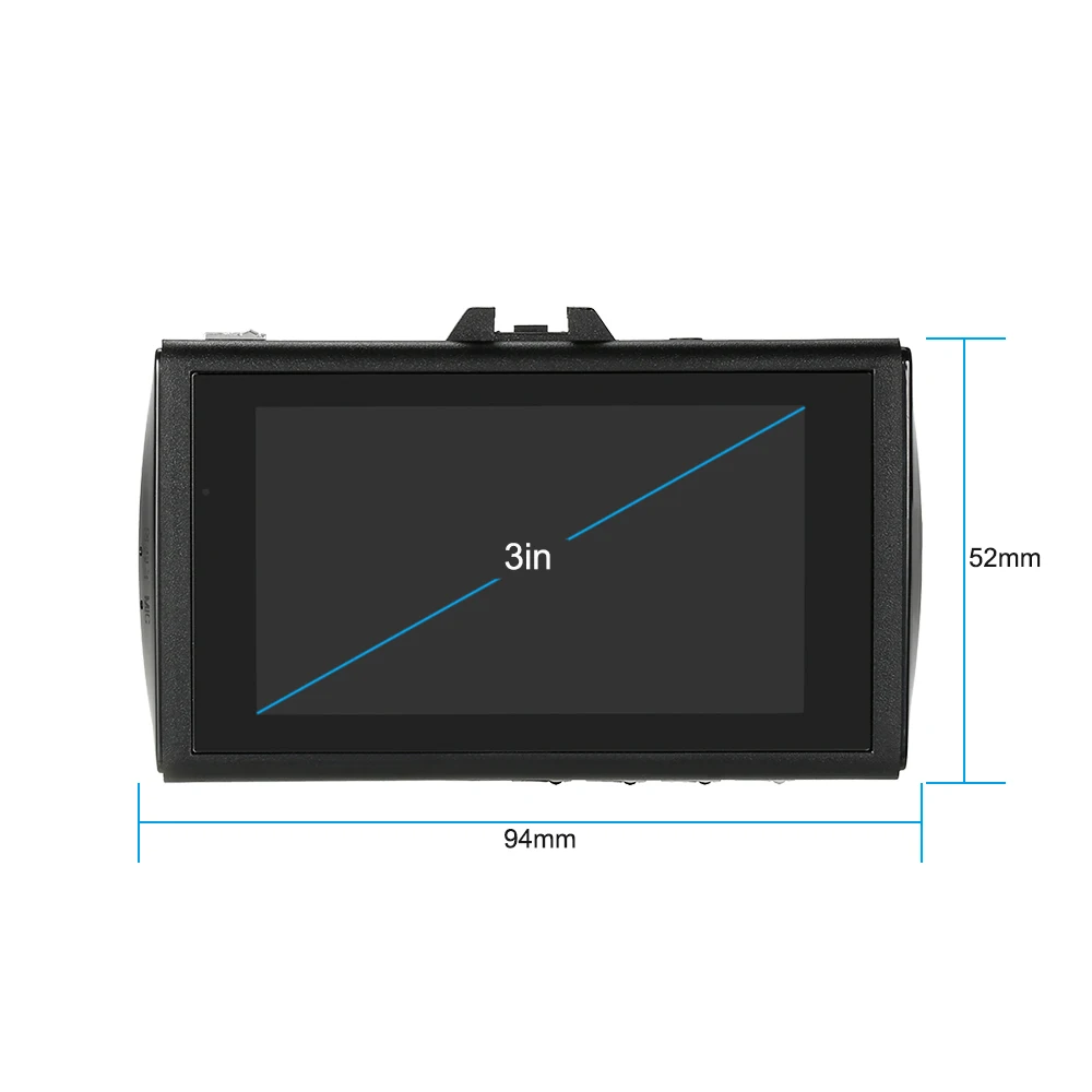 Видеорегистратор Dashcam DVR Автомобильный видеорегистратор регистратор Авто видеокамера 3 "двойной объектив видео регистратор зеркало