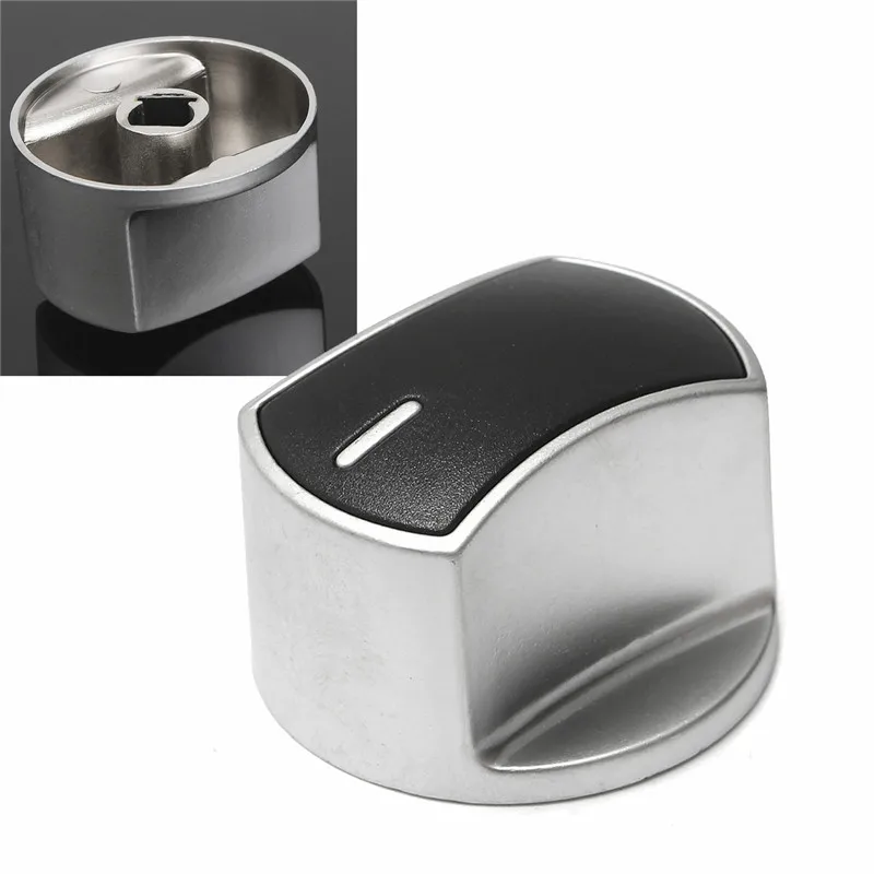 Metal Silver Universal Silver Gas Stove Knobs Cooker Oven Hob Kitchen
