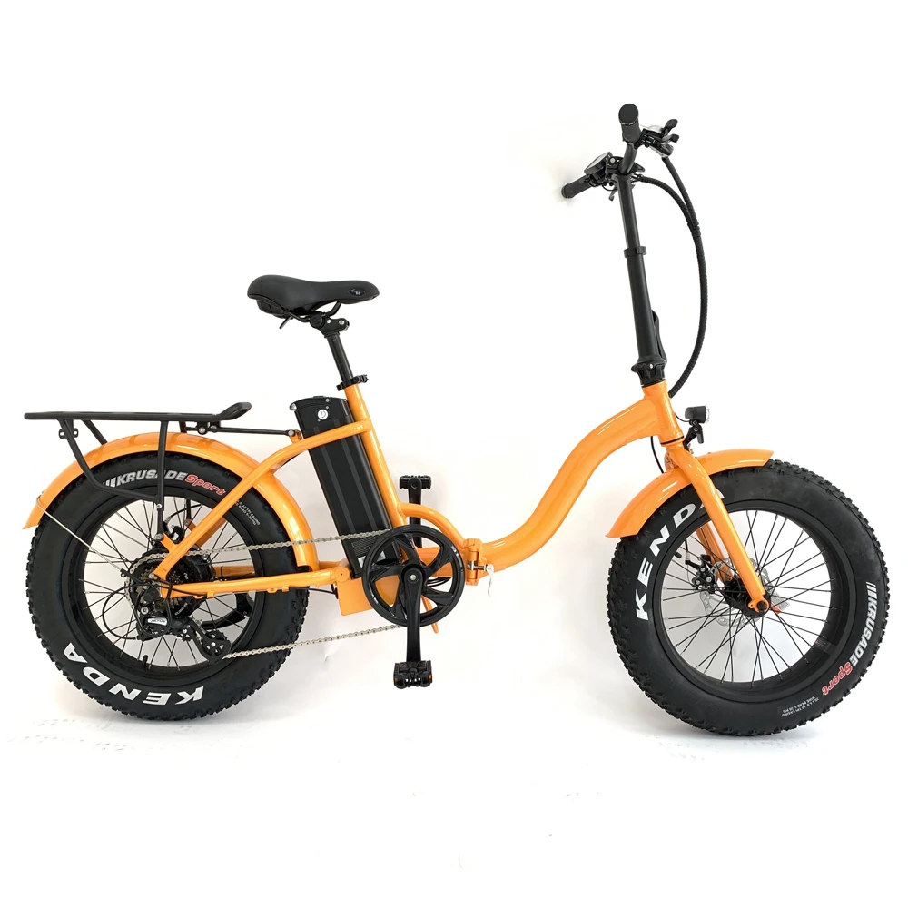 Clearance Drop shipping USA/CANADA High Speed 48V500W Fat tire electric bike 20 inch folding electric bicycle 3