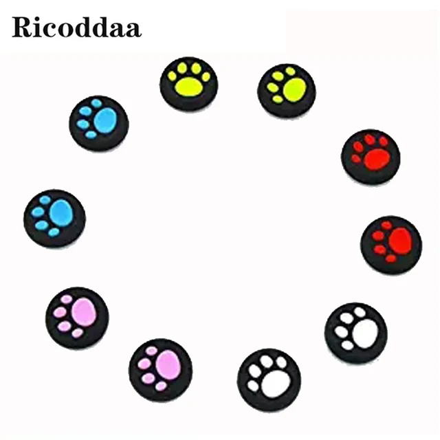 Best Offers 2PCS Silicone Analog Controller Thumb Stick Grips Caps For PS4 Covers Thumbstick Grips for Xbox360/Xbox One/PS3/PS2 Controller