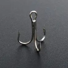 50 шт./лот высокое крючок из углеродистой стали дерьмовая Рыбалка Крючки, снасти колючей с 3 Anchors Нержавеющая сталь рыболовные принадлежности