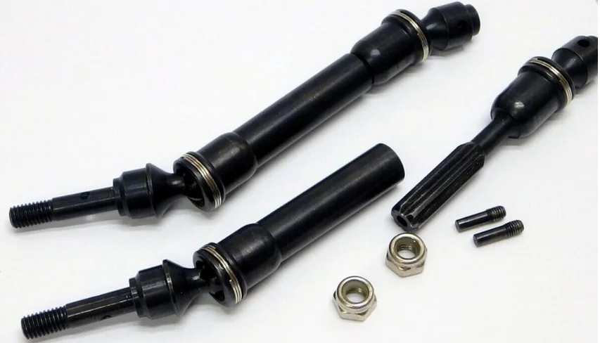 RCSUQARE Hardened Steel Front CVD axles set for Traxxas Slash Stampede 4x4 Rally