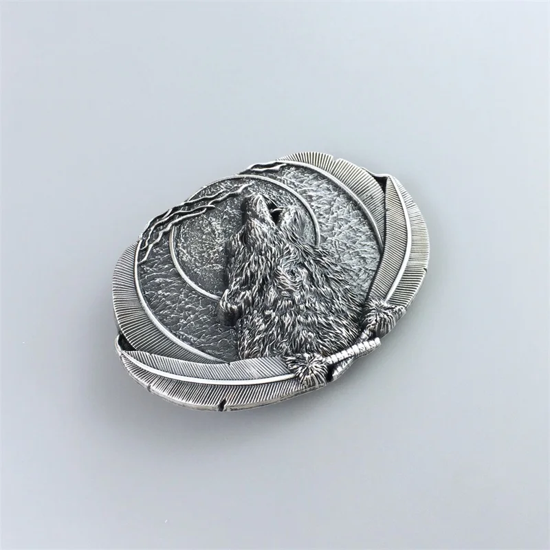 Поставка классического западного волка с серебряным покрытием|belt buckle knife|buckle belts