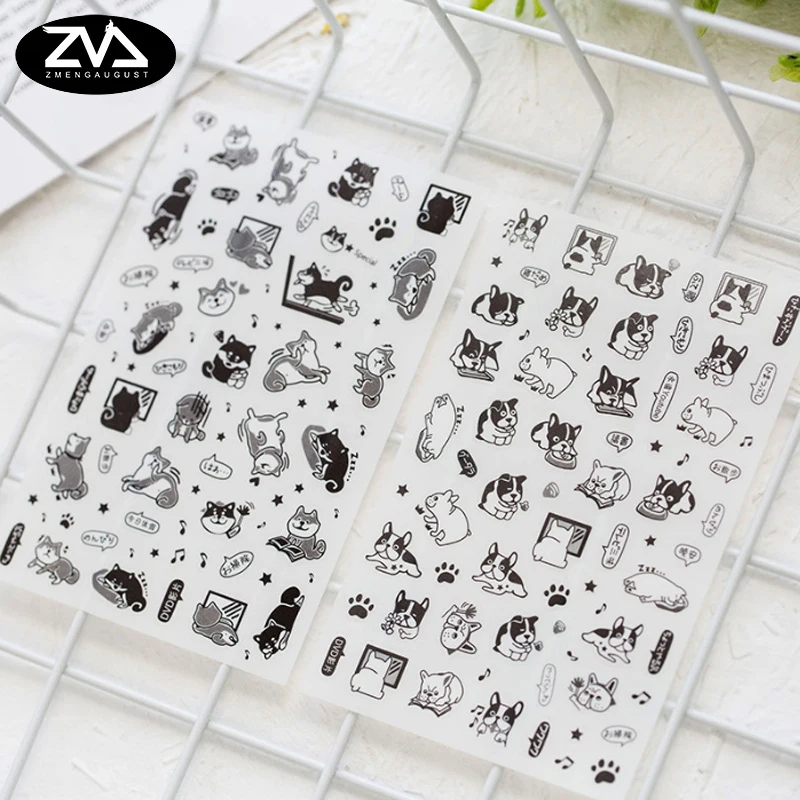 6pcs/lot Cute Puppy Seriesg diary stickers DIY decoration Stickers Cute