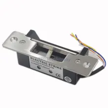 Высокое качество, безопасный замок без двери, американский стандарт, длинная Лицевая панель, 500 кг, удерживающая силу, металлическая дверная заслонка с выходом сигнала