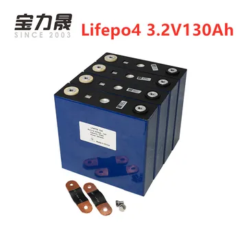 

4PCS New 3.2V 130Ah LiFePO4 Long LifeCycles 3500 Times NOT 120Ah For 12V Solar Energy Storage Battery pack photovoltaic