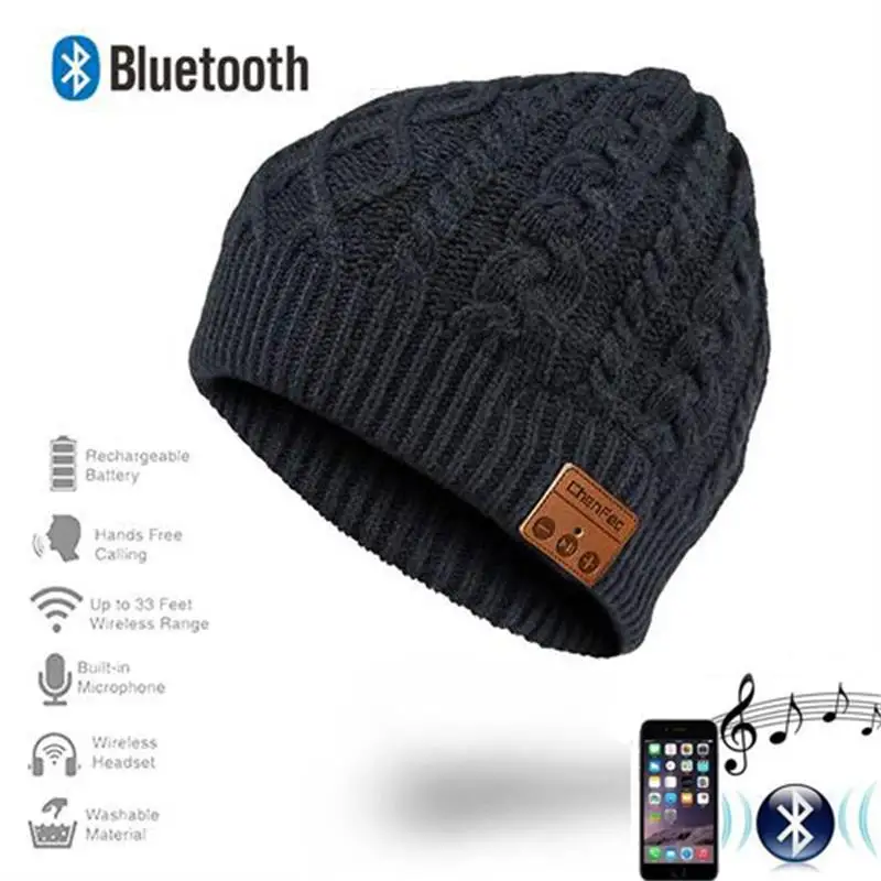 2018 Wireless Bluetooth Beanie Hat Cap with Removable Bluetooth Headset Headphone Speaker Mic Sport Outdoors Hat Best Gifts 2018 Wireless Bluetooth Beanie Hat Cap with Removable Bluetooth Headset Headphone Speaker Mic Sport Outdoors Hat Best Gifts