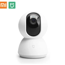 Xiaomi Mijia Беспроводная PT ip-камера с Вращающаяся головка 1080 P 360 Угол панорамный 2MP Wifi двухстороннее аудио ночное видение Домашняя безопасность