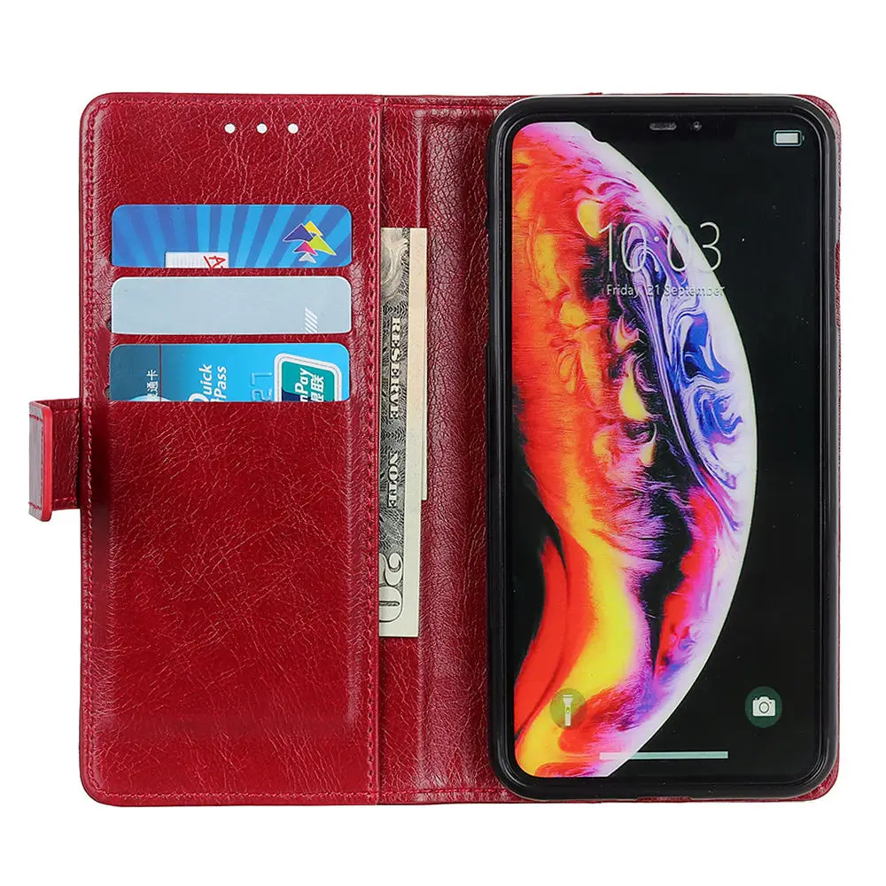 ل samsung A2 النواة A20E الفاخرة المغناطيسي الأعمال خزانة ل samsung galaxy A20E A2 النواة محفظة جلدية فليب غطاء حامل حالة