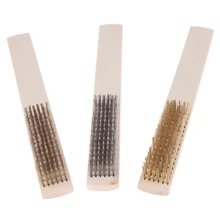 1 шт. медная проволока из нержавеющей стали, медная проволока, медная проволочная ручка, Длина щетки 205 мм