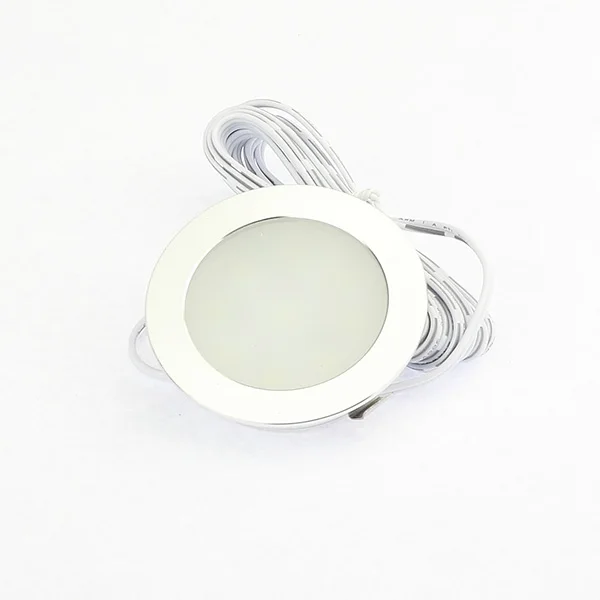 ultra thin led recessed puck light fixture 12vdc 1 8w for home