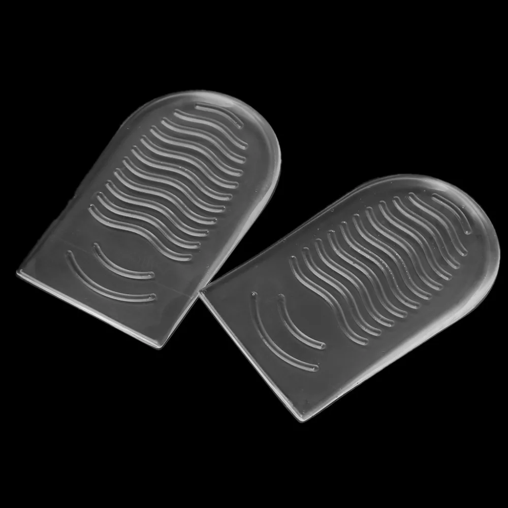 

Invisible Heel Pads Silicone Gel Protector Insert Insole Pain Relief Shoe Pad Cushion Soft Massage Heighten Non Slip High Heel