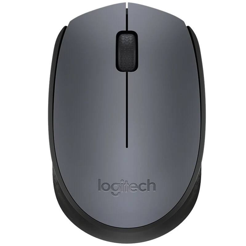 Беспроводная мышь logitech M170 2,4 ГГц с оптической мышью 1000 dpi для ПК/ноутбука, игровая мышь для офиса и дома - Цвет: Черный