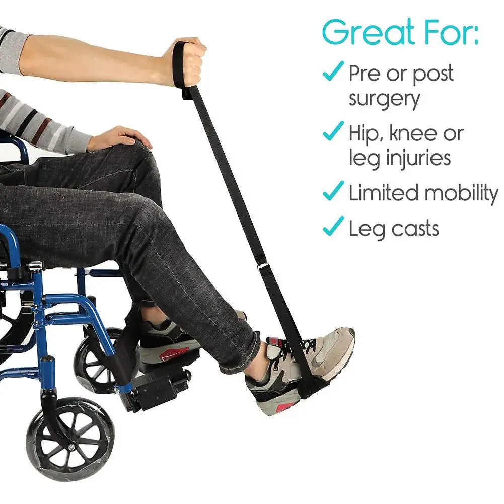 Ножной подъемник ремень бедра пожилых Подъемные Устройства UpgradedRigid ножной петля Mover Замена инвалидных колясок подарки для пожилых людей