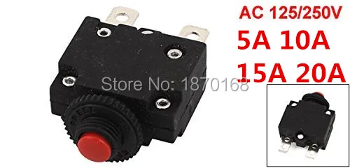 Hs R01 5A 10A 15A 20A AC 125/250 В 20A воздушный компрессор автоматический выключатель перегрузки