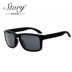 История квадратный мужские солнцезащитные очки бренд дизайнер 2019 Модные Винтажные классические черные солнцезащитные очки для мужчин