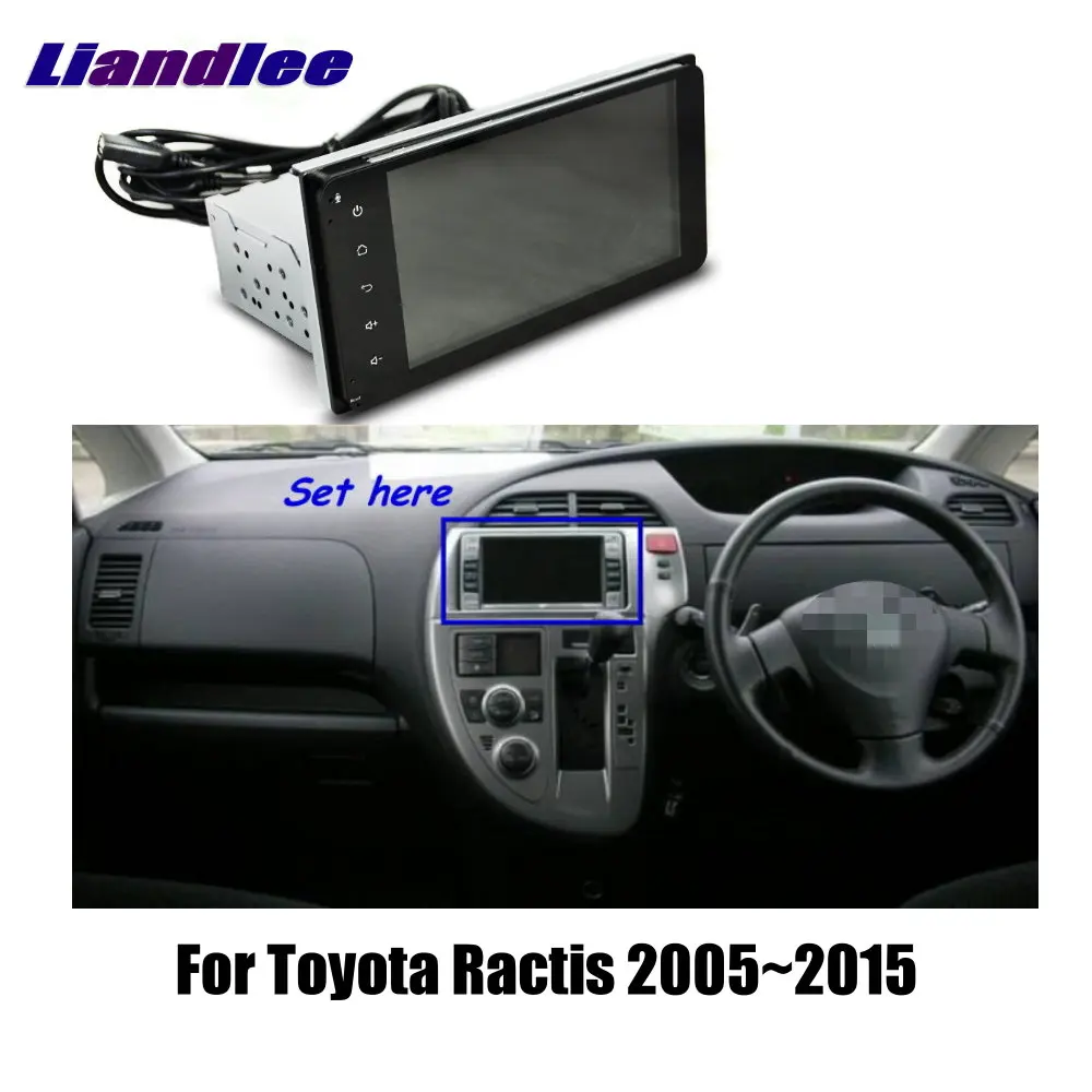 Liandlee " для Toyota Ractis 2005~ автомобильный Android радио плеер gps NAVI карты HD сенсорный экран ТВ Мультимедиа Bluetooth без CD DVD