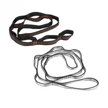 1,1 м 7 петель Йога удлинитель ремня веревка ремень Дейзи цепочка Йога стрейч ремень удлиняющий ремешок веревка для гамака воздушная Йога